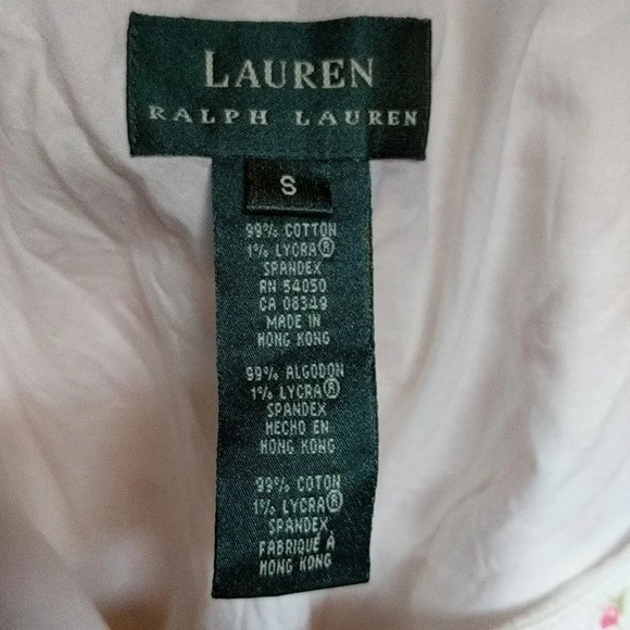 Lauren Ralph Lauren Floral Print Sleeveless Dress Small S Cottagecore - Picture 8 of 8